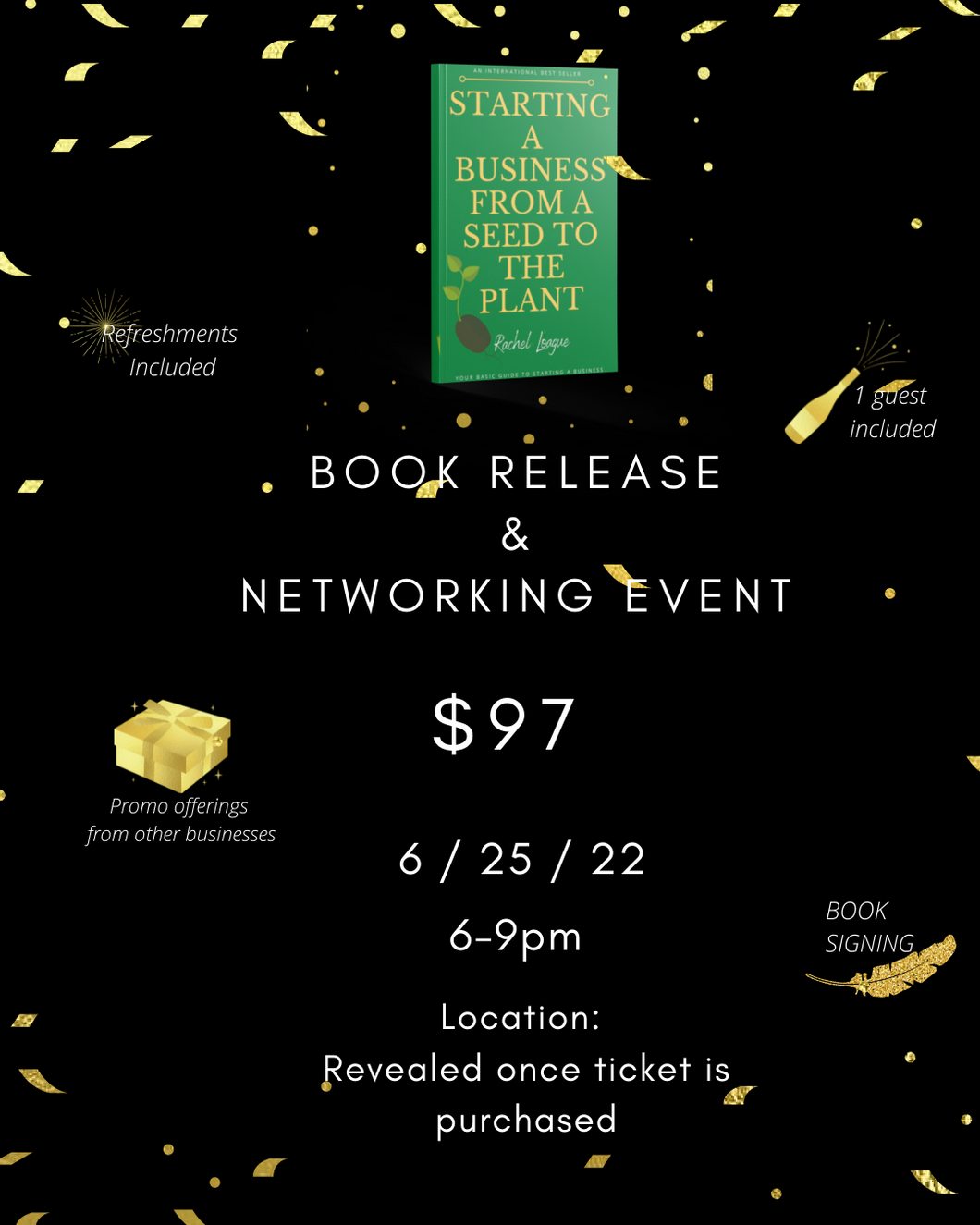 Book Release/Networking Event & Ticket